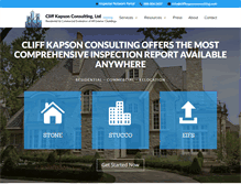 Tablet Screenshot of cliffkapsonconsulting.com
